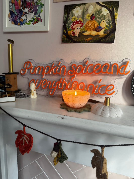 Pumpkin Spice amber pumpkin Jar